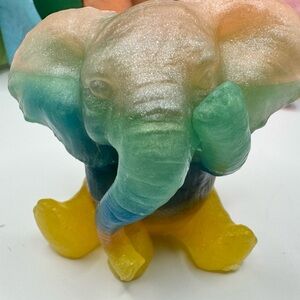 Premium handcrafted goats milk elephant soap-use for decor or personal use.